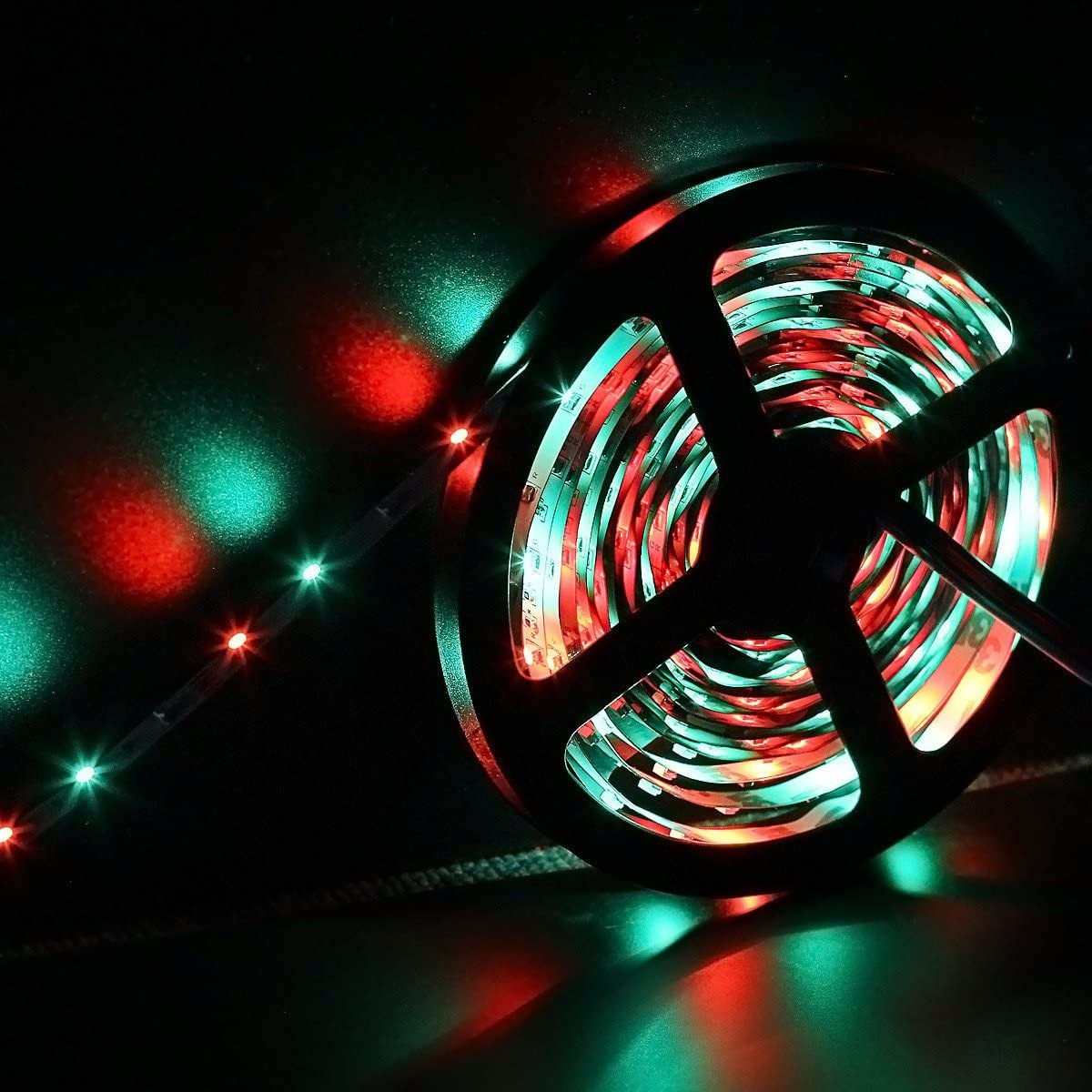 LED Strip Light With Remote Control 12V Flexible Tape Led Ribbon Neon Lamp TV BackLight 2835 Led Strips for Christmas Party Bedroom Living Room Decoration